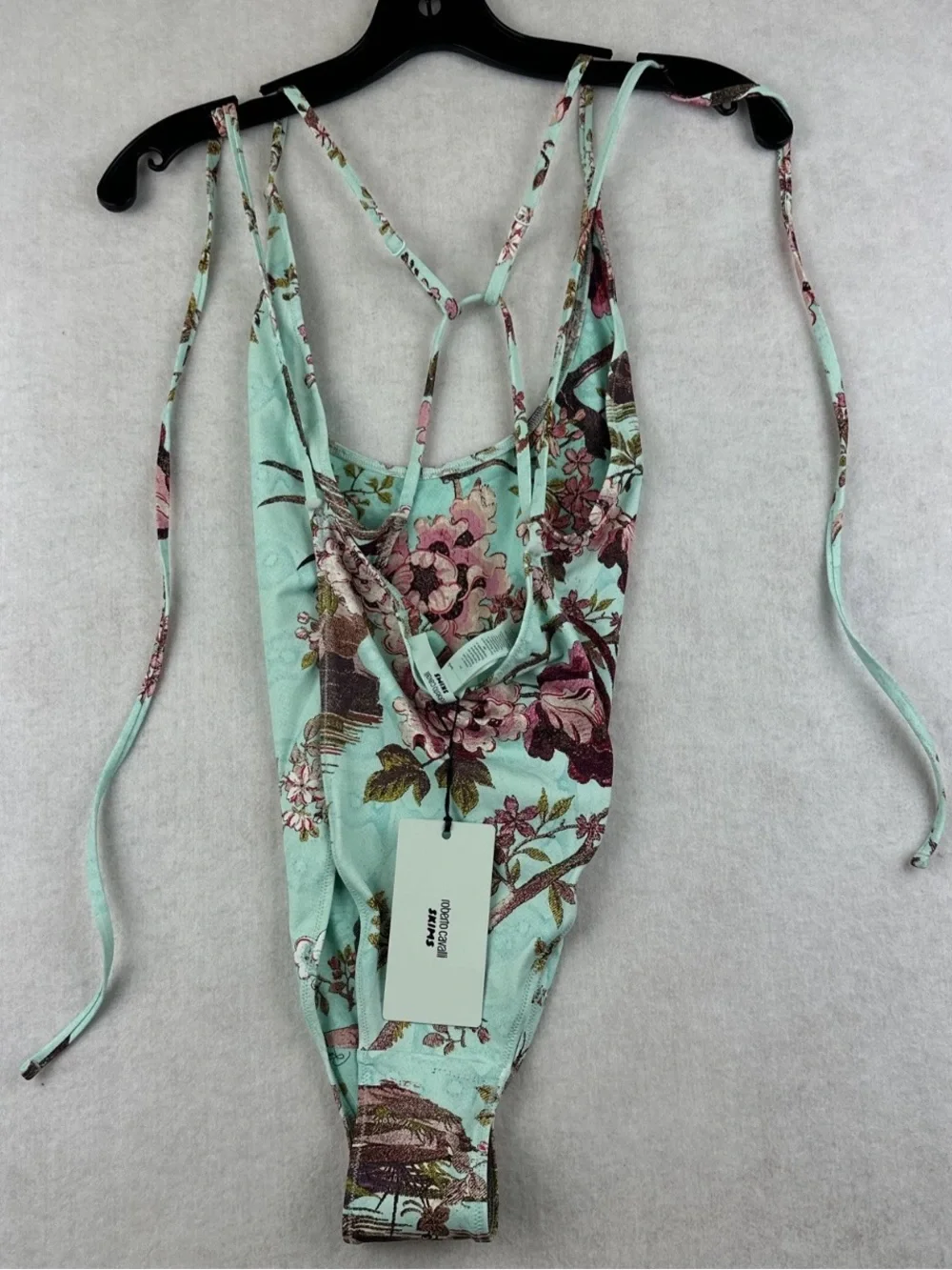 Skims x Roberto Cavalli Tie Waist One Piece Fagianella Print Size Medium